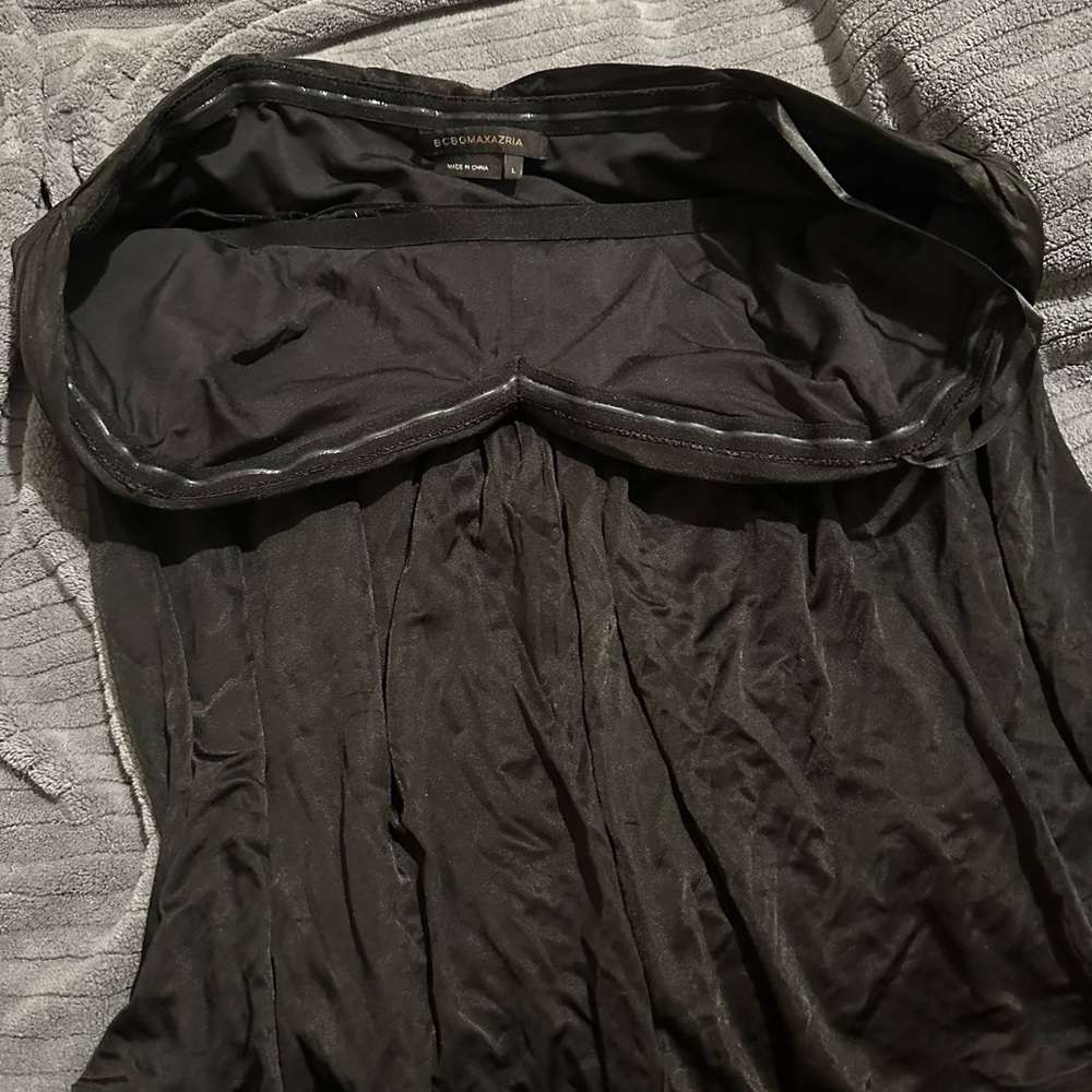 Black Strapless Dress